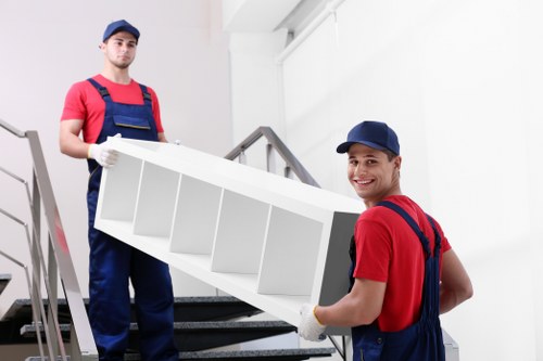 Professional movers supporting a home or office move in Aldersbrook
