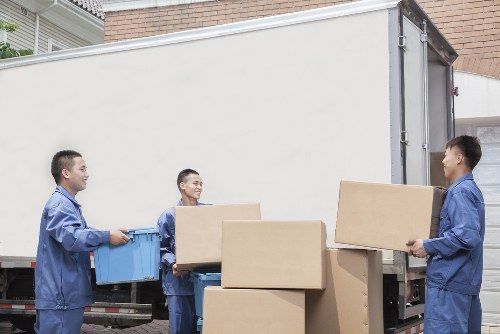 House movers planning access for a flat or family home relocation