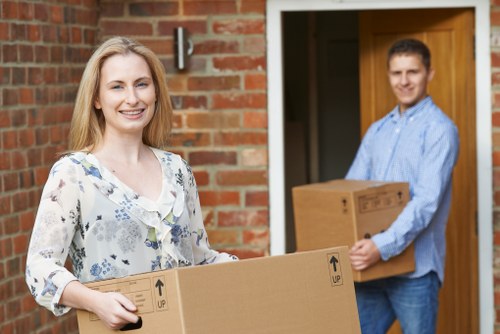 Safe loading and vehicle security for a man with a van service