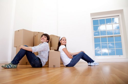 Professional packing services for an Aldersbrook home move