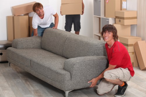 Packing and loading items for a local move in Aldersbrook