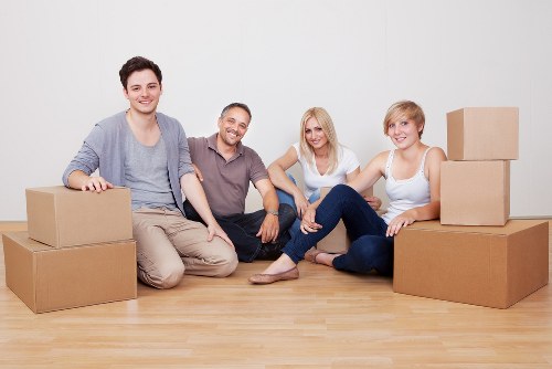 Commercial removals setup for office equipment and furniture near Aldersbrook